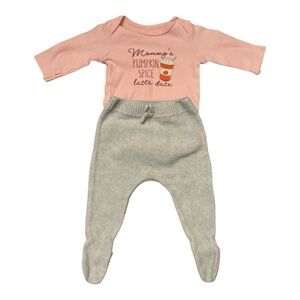 Infant two piece set w/ Zara pants Calling all pumpkin spice moms! Size 3 months